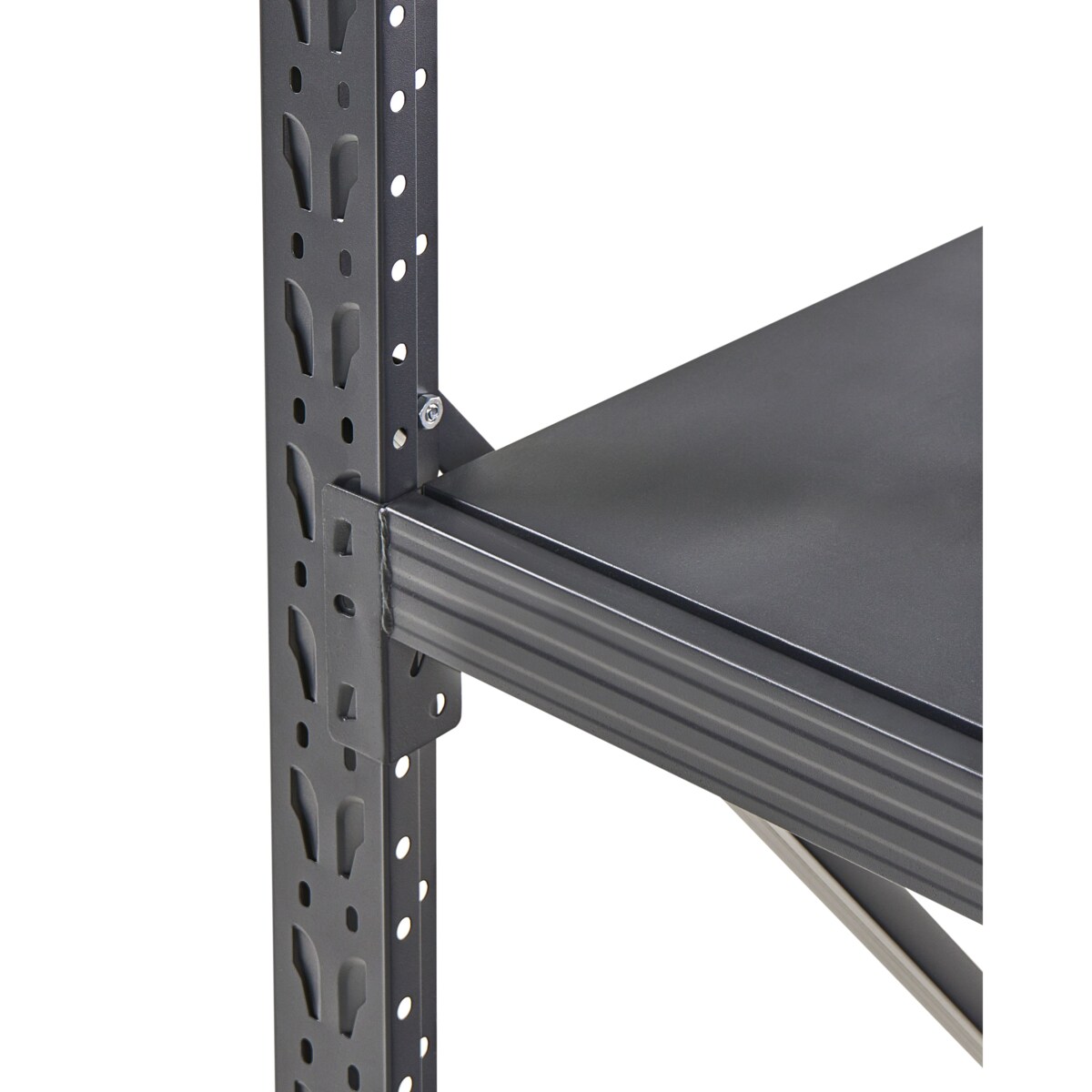 Regał magazynowy FIUGGI Metal 150 cm 60 cm Czarny