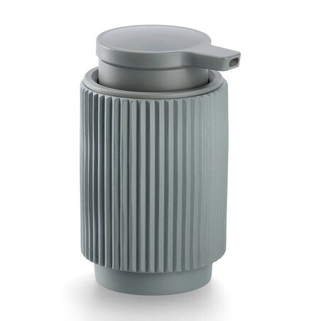 Prążkowany dozownik z poliresinu STRIPES, Ø 8 cm