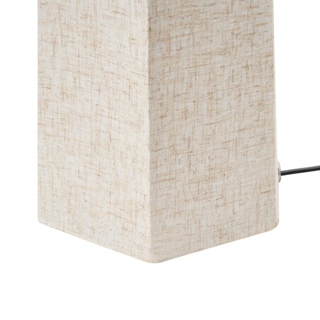 Lampa podłogowa DEMBI Len syntetyczny Jasnobeżowy