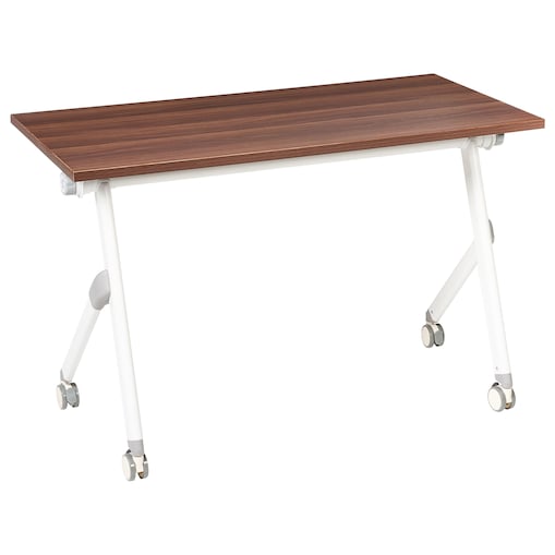 Składane biurko BENDI 120 cm 60 cm Ciemnobrązowy