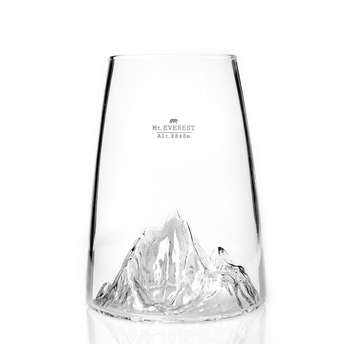 Szklanka Long Drink - Topographic - Mount Everest