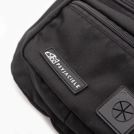 Czarna nerka spacerowa "Under my ombrella"