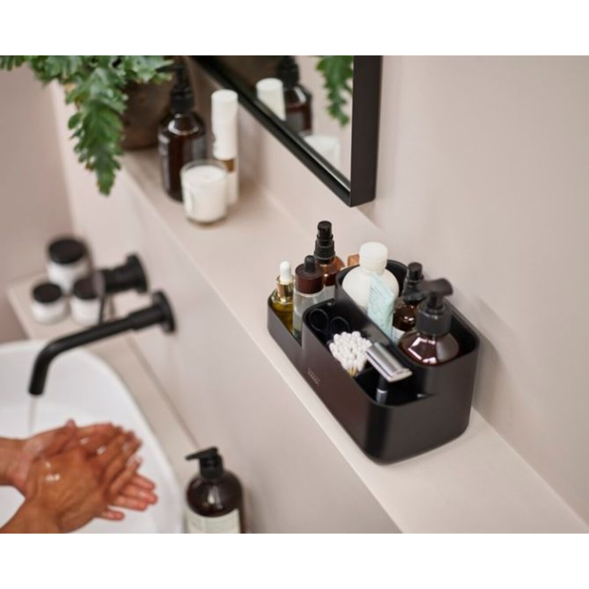 Pojemnik łazienkowy (czarny) EasyStore Joseph Joseph