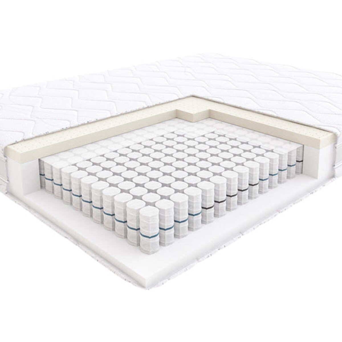 Materac 160x200 Tango HILDING Velvet twardy sprężynowy