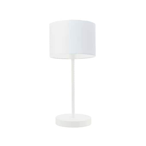 Lampka nocna na biurko lampa biurkowa LED z abażurem walec BLUES
