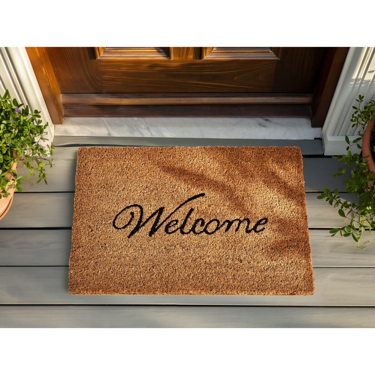 Wycieraczka kokosowa 40 x 60 cm naturalna MAKALU