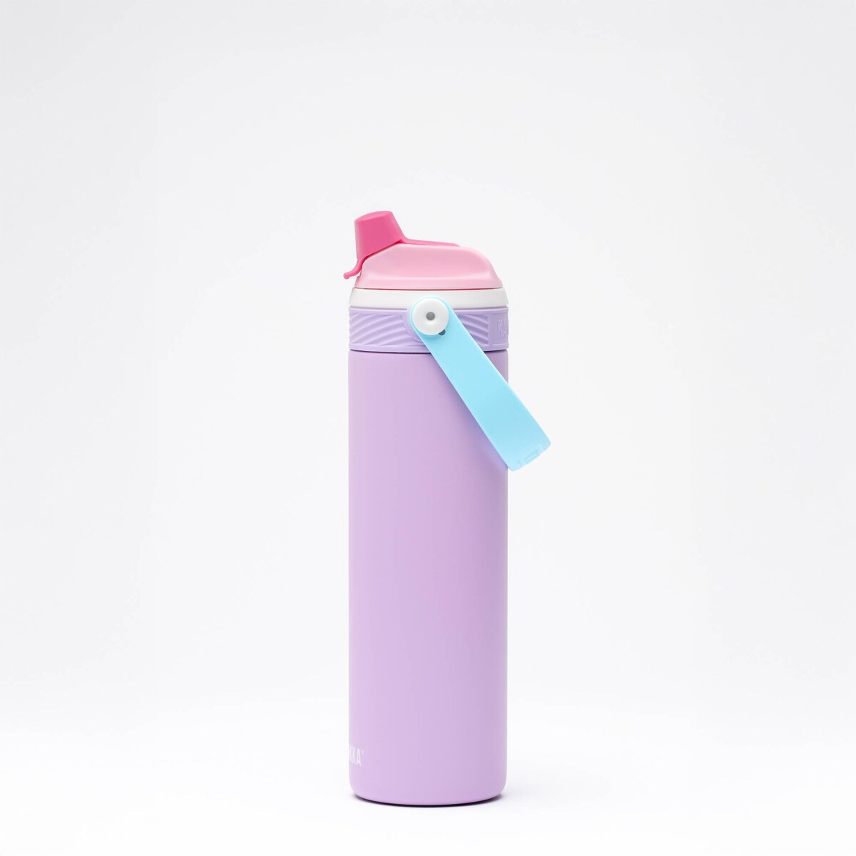 Butelka termiczna na wodę ze słomką termos Dupla Insulated 600ml - Lilac Puff
