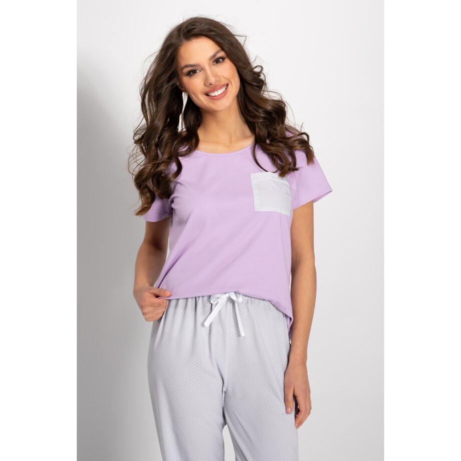 Piżama Caroline Lila-Grey, S
