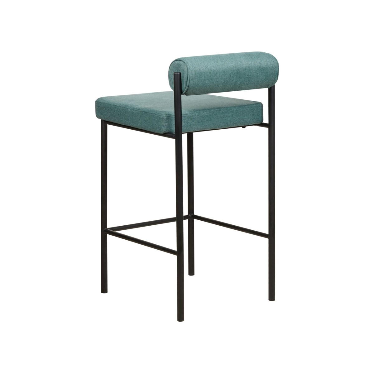 Zestaw 2 krzeseł barowych lazurowy AMAYA