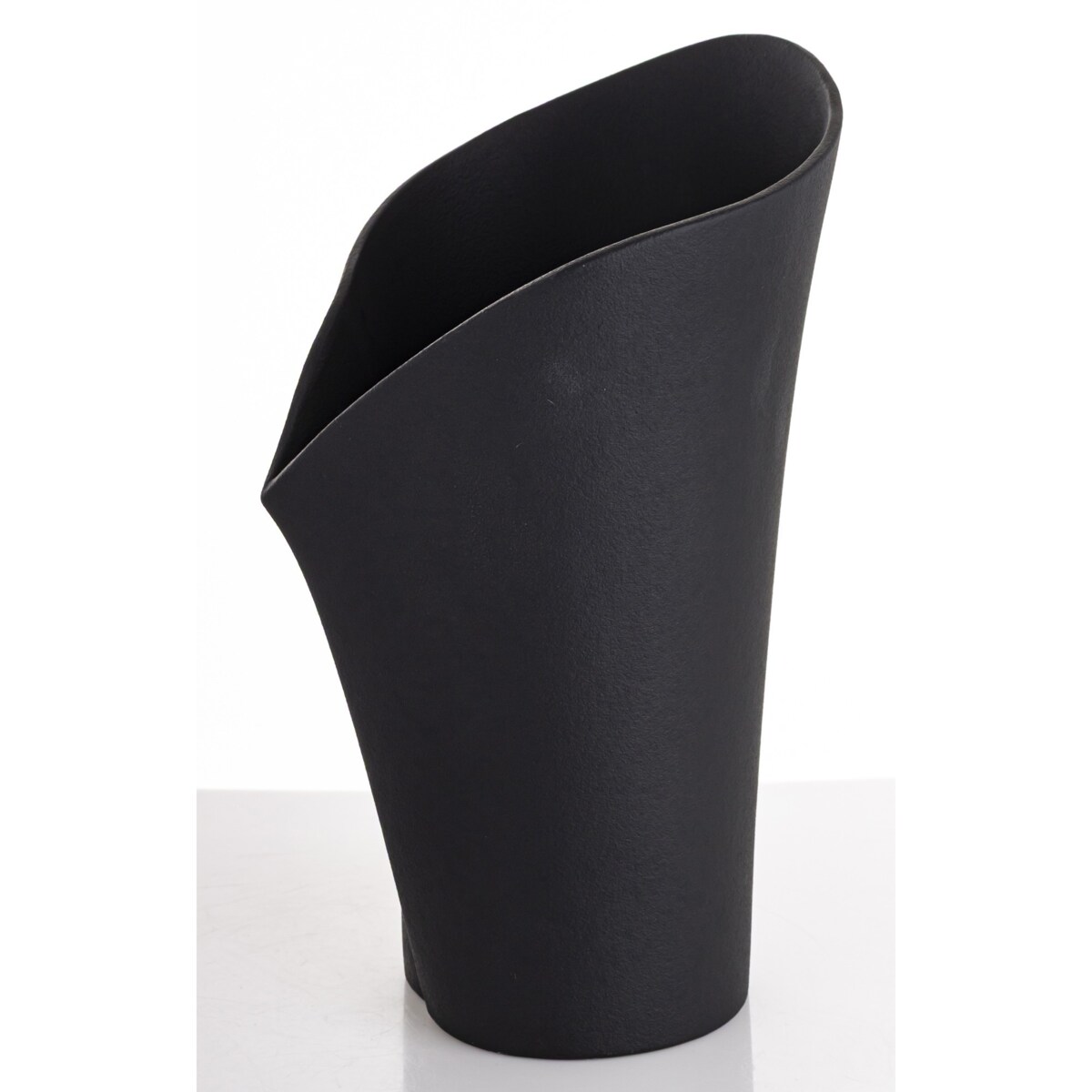 Wazon porcelanowy 33x19x19 cm LARRY czarny