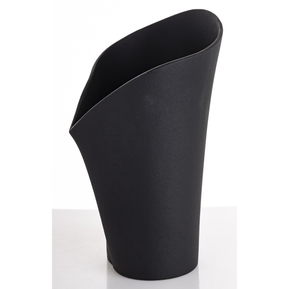 Wazon porcelanowy 33x19x19 cm LARRY czarny