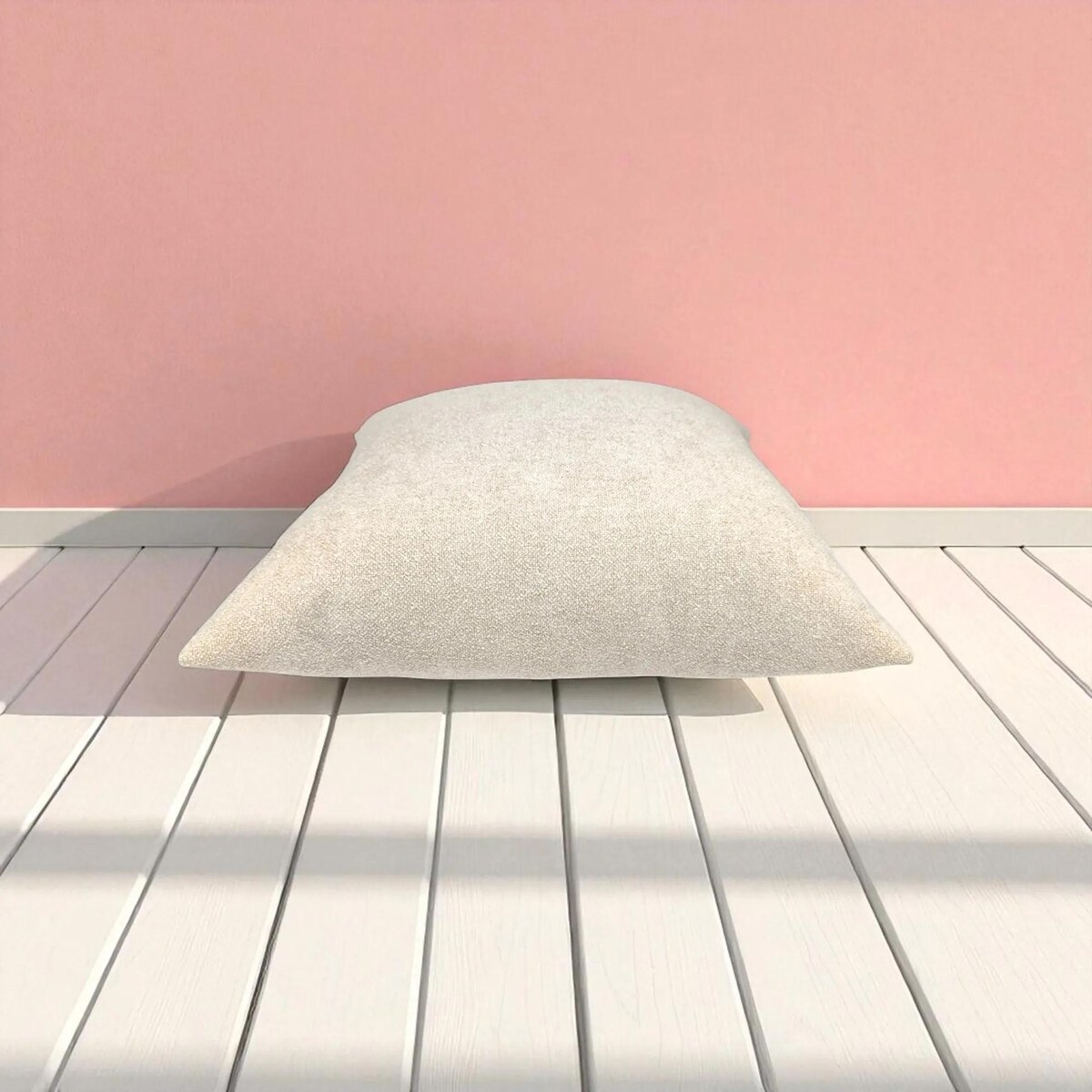 Kremowa poduszka dekoracyjna 45x45 cm Ronda - minimalistyczna