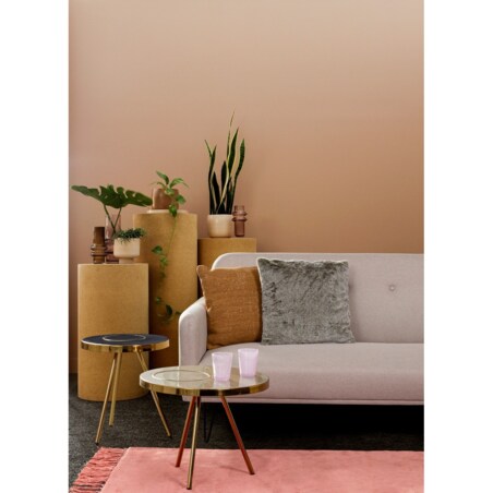 BIZZOTTO stolik kawowy KESAR beżowy / złoty