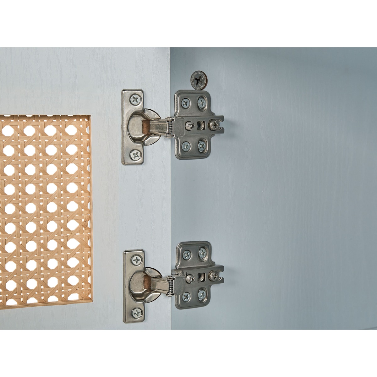 Szafka RTV biała z beżowym PARTON