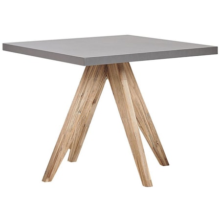 Stół ogrodowy OLBIA 90 cm 90 cm Beton Szary