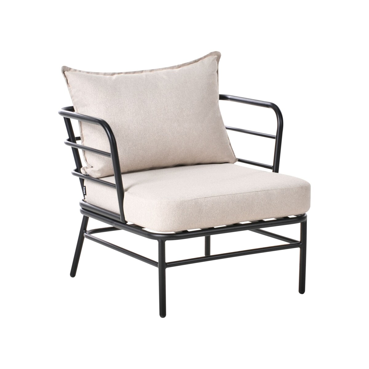 Zestaw ogrodowy dla 5 osób PONZONE Metal Jasnobeżowy