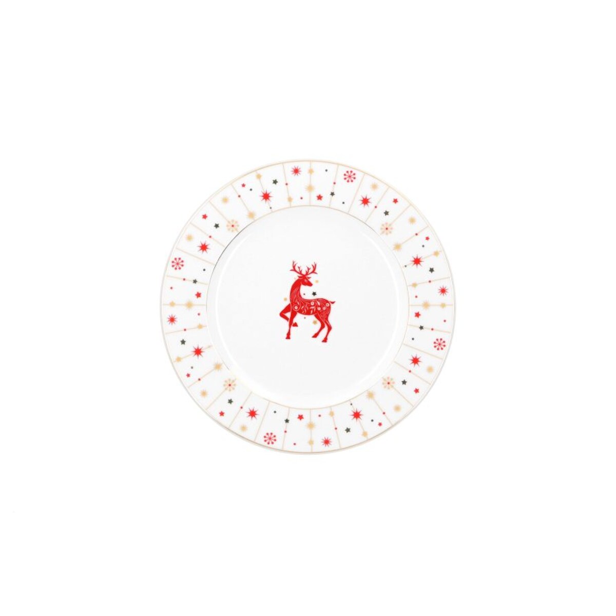 Garnitur śniadaniowy dla 1 osoby 3 el. Yvonne Renifer Czerwony BN02