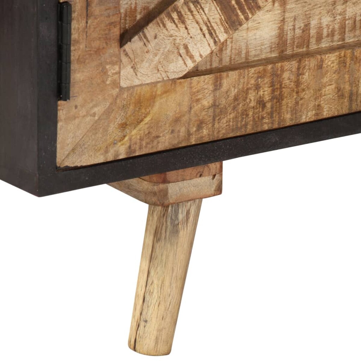 vidaXL Szafka pod TV, 140x30x46 cm, surowe drewno mango i akacjowe