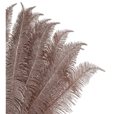 Gałązka Dekoracyjna Złota Liście Z Brokatem 44 Cm