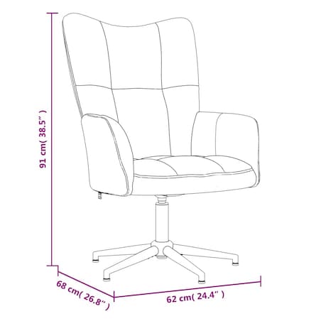 vidaXL Fotel, jasnoszary, obity aksamitem