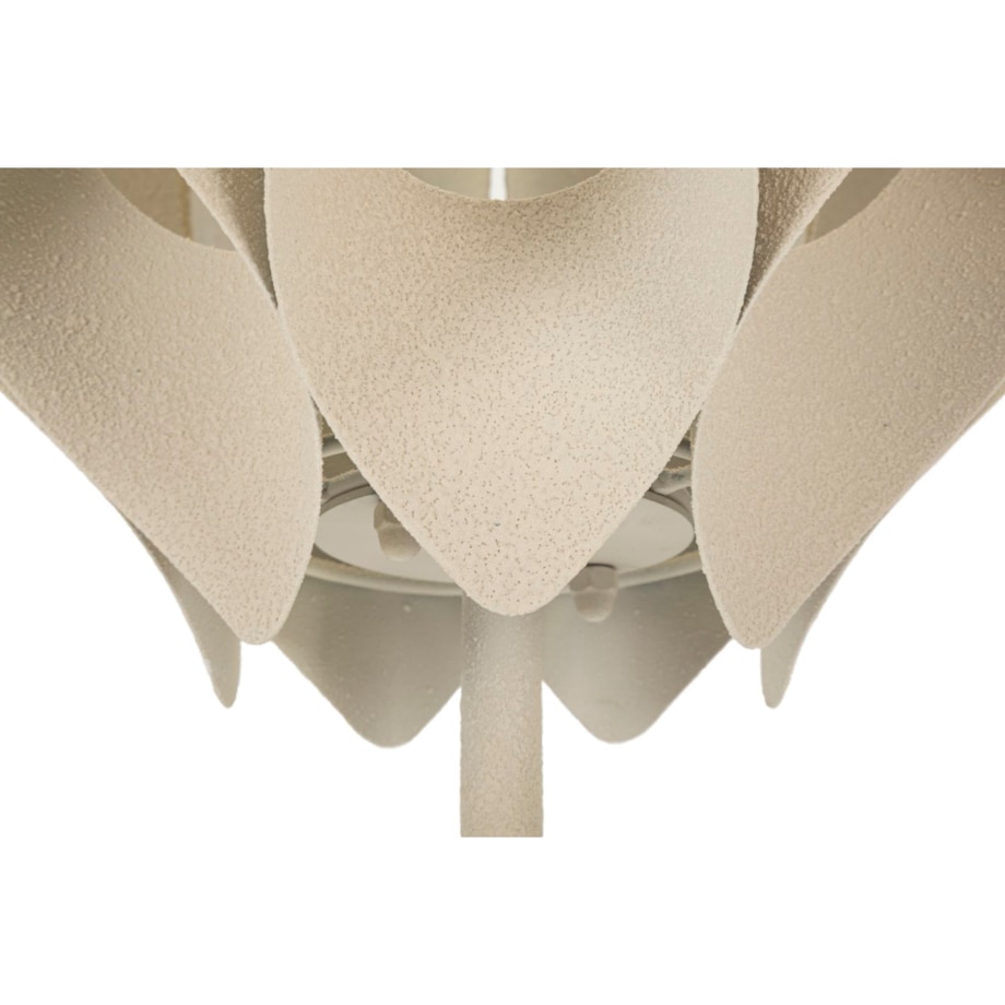 Lampa stołowa Space, kolor kremowy, żelazo, 28 x 28 x 57 cm, 1 x E27, styl nowoczesny, do salonu i sypialni, Mauro Ferretti