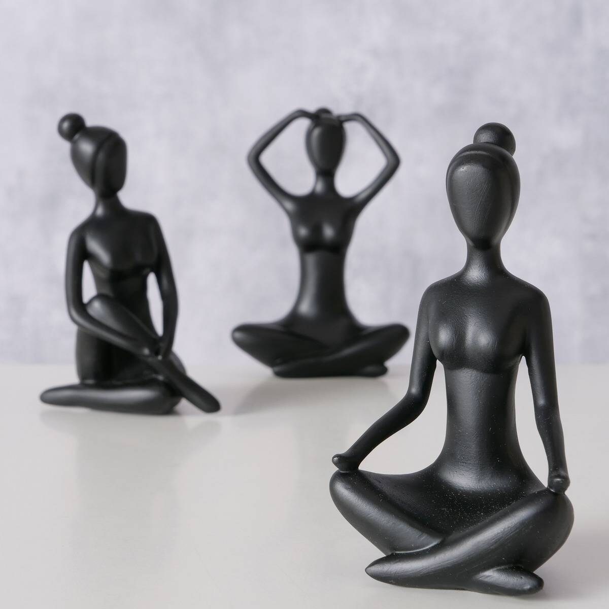 Figurka dekoracyjna Joga, kobieta, 10 cm