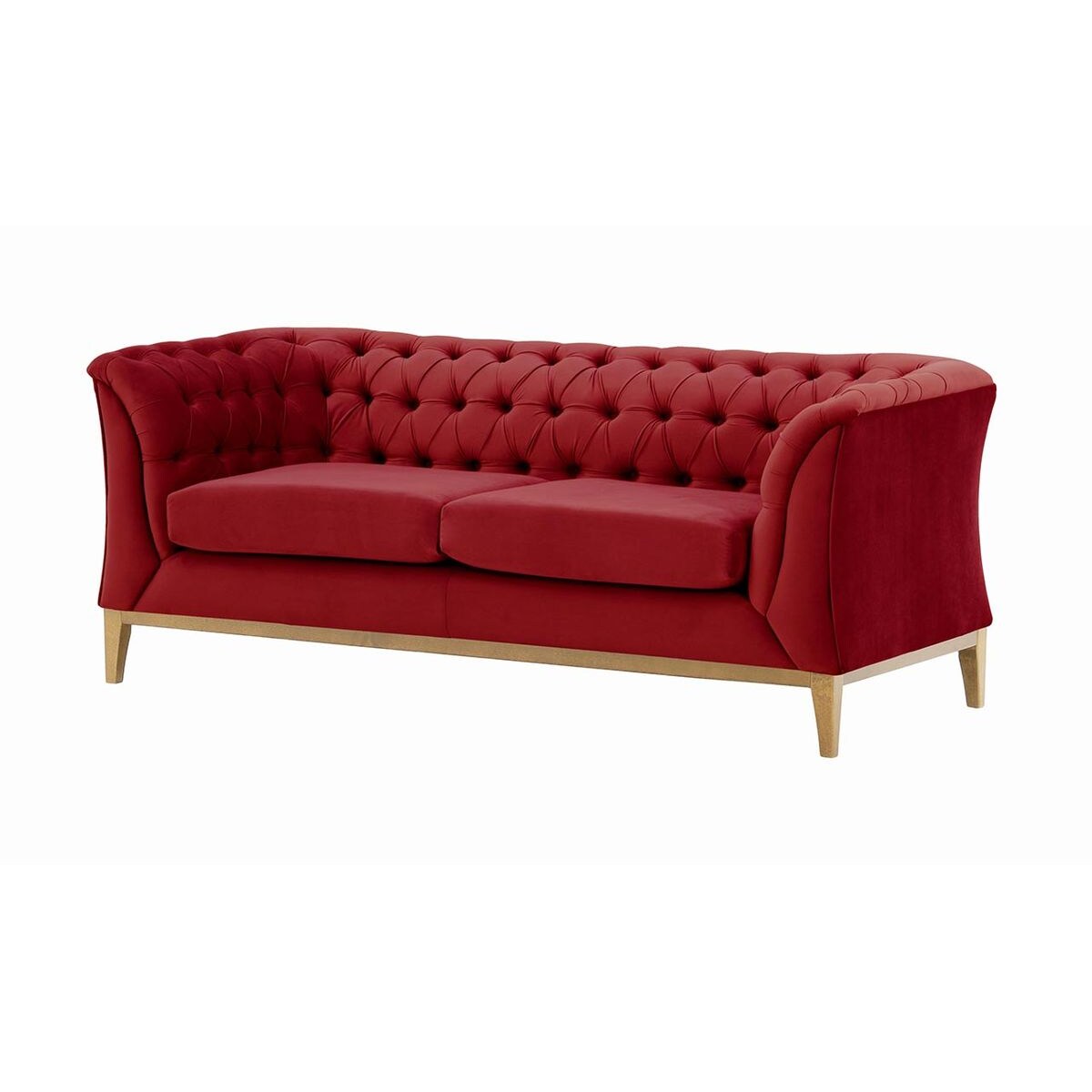 Sofa dwuosobowa Chesterfield Modern Wood-Velluto 7