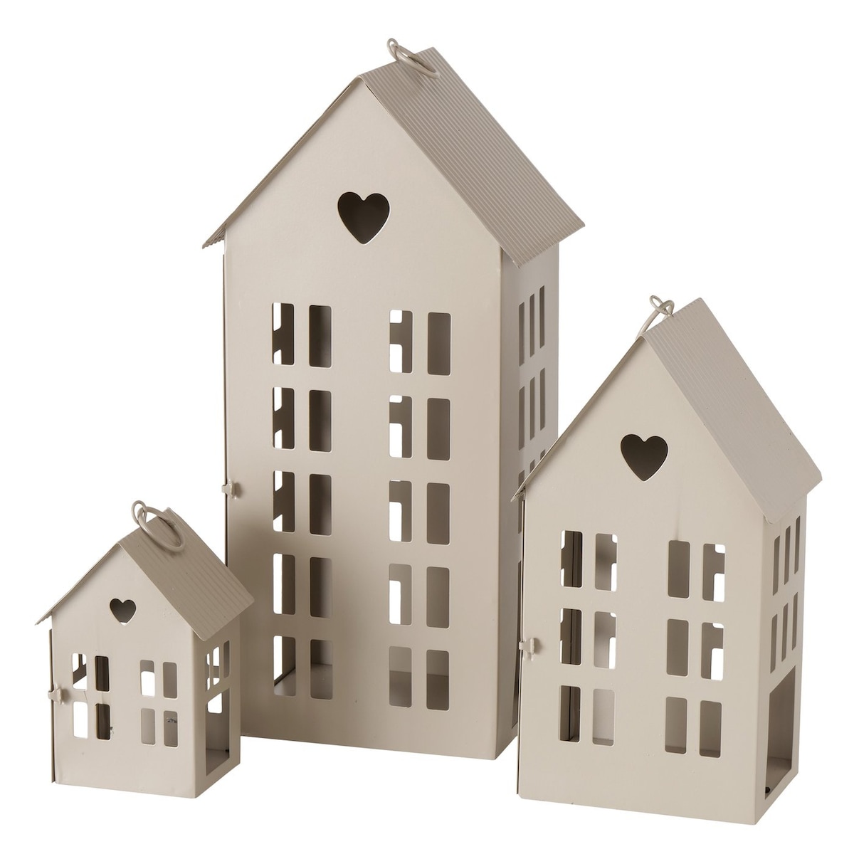 Latarnia dekoracyjna domek ALAMO, 13 - 35 cm