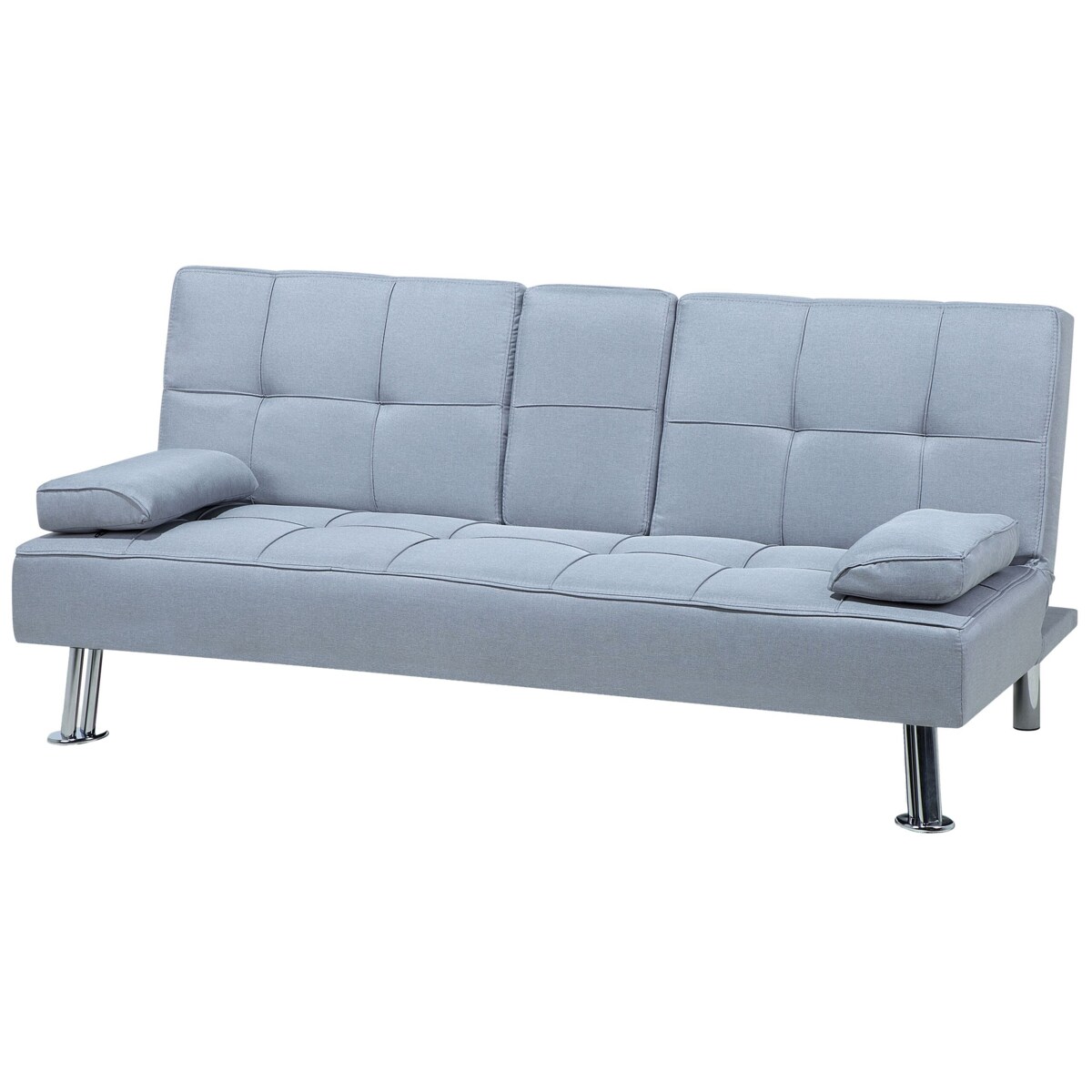 Sofa rozkładana jasnoszara ROXEN