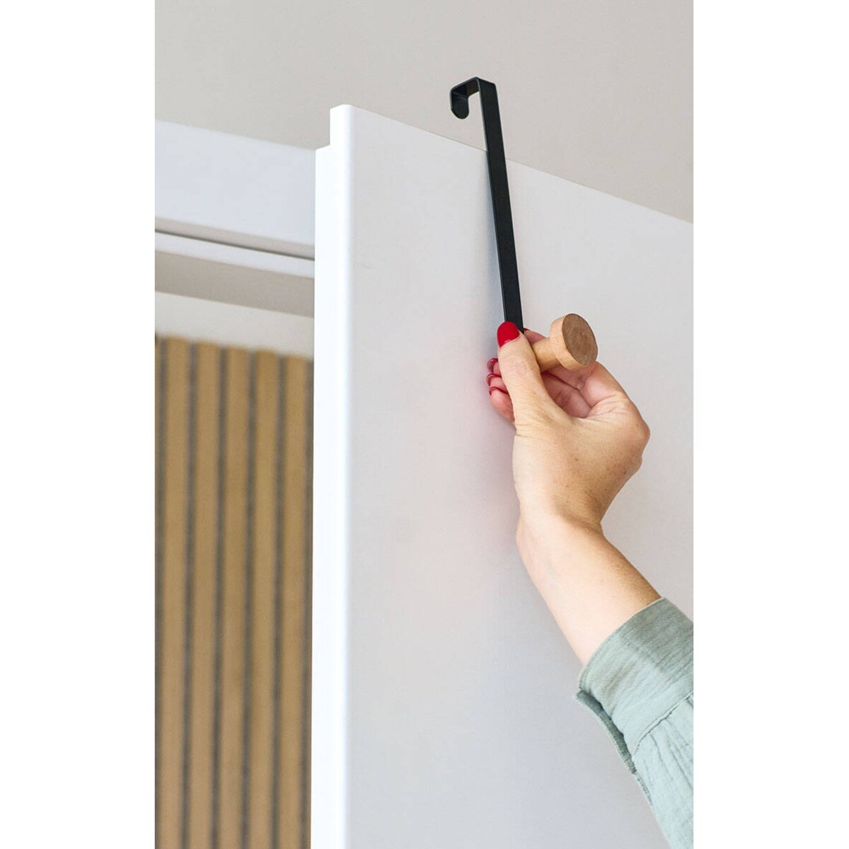 Metalowe wieszaki na drzwi, 2 szt.