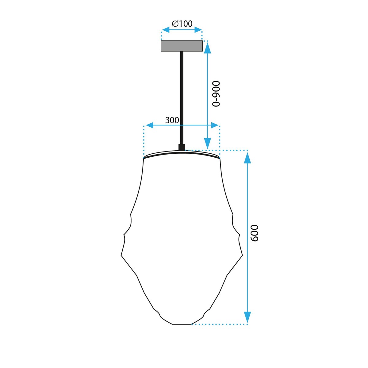Lampa wisząca Boho naturalna APP1322-1CP