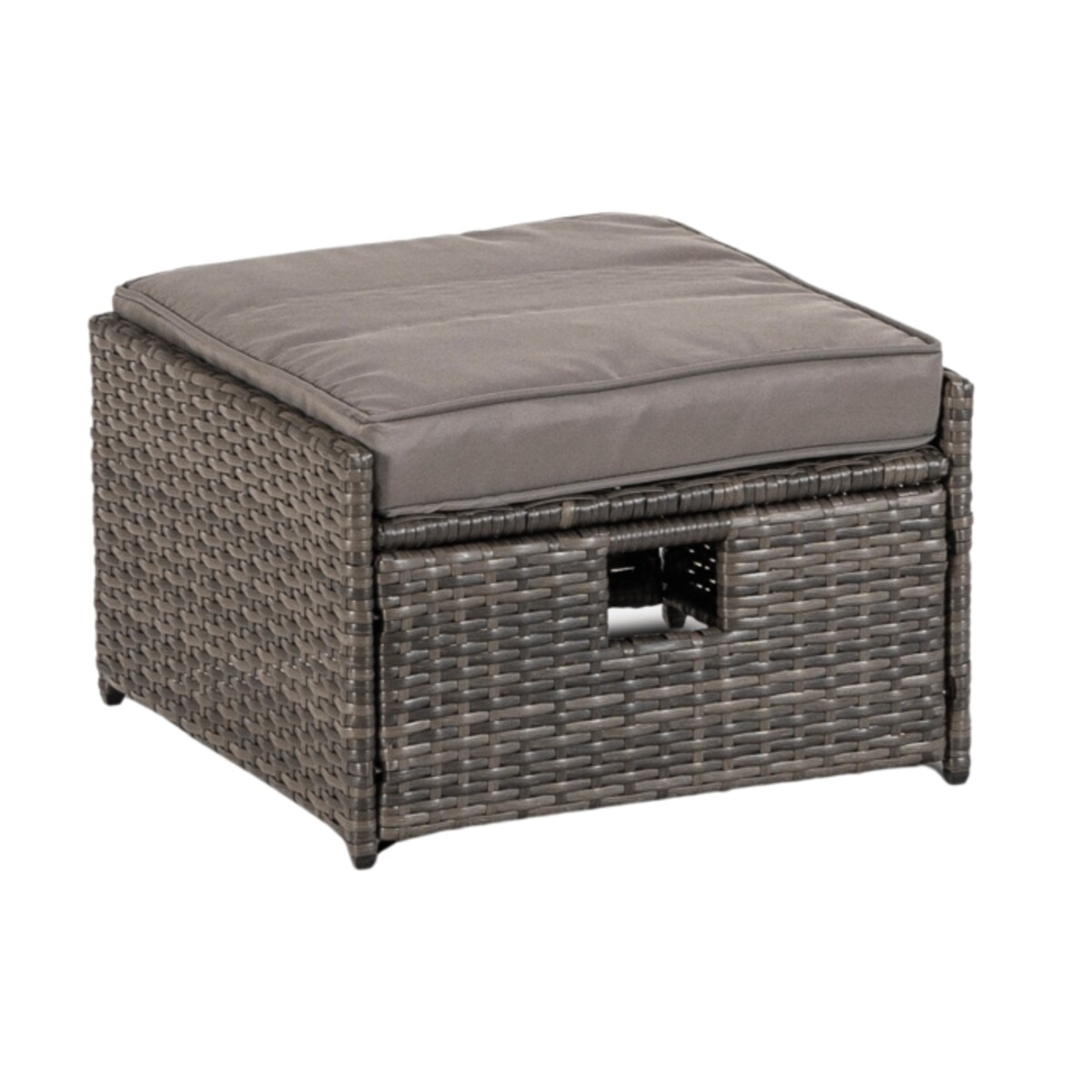 Zestaw Mebli Ogrodowych Na Taras Ogród Technorattan Szary DELGADO