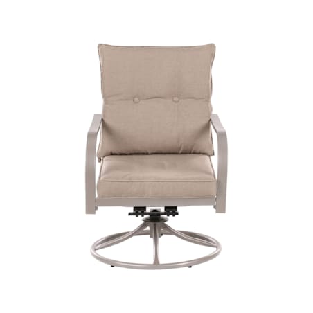 Zestaw ogrodowy dla 4 osób MESTRINO Metal Beżowy