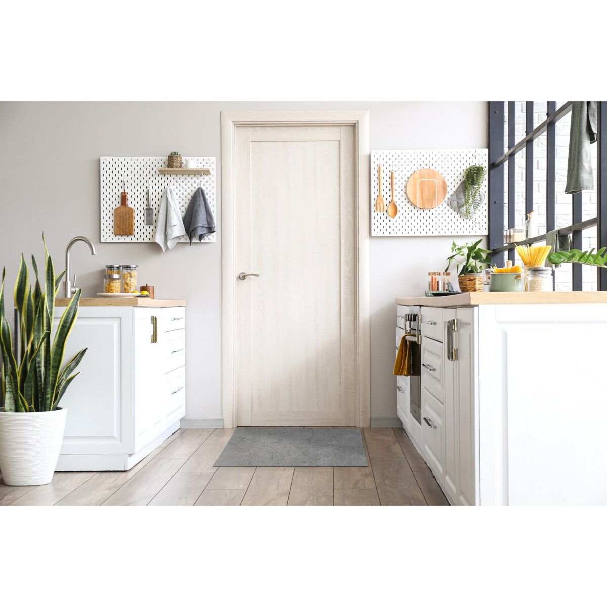 Wycieraczka do wnętrz Szary beton 60x40 cm