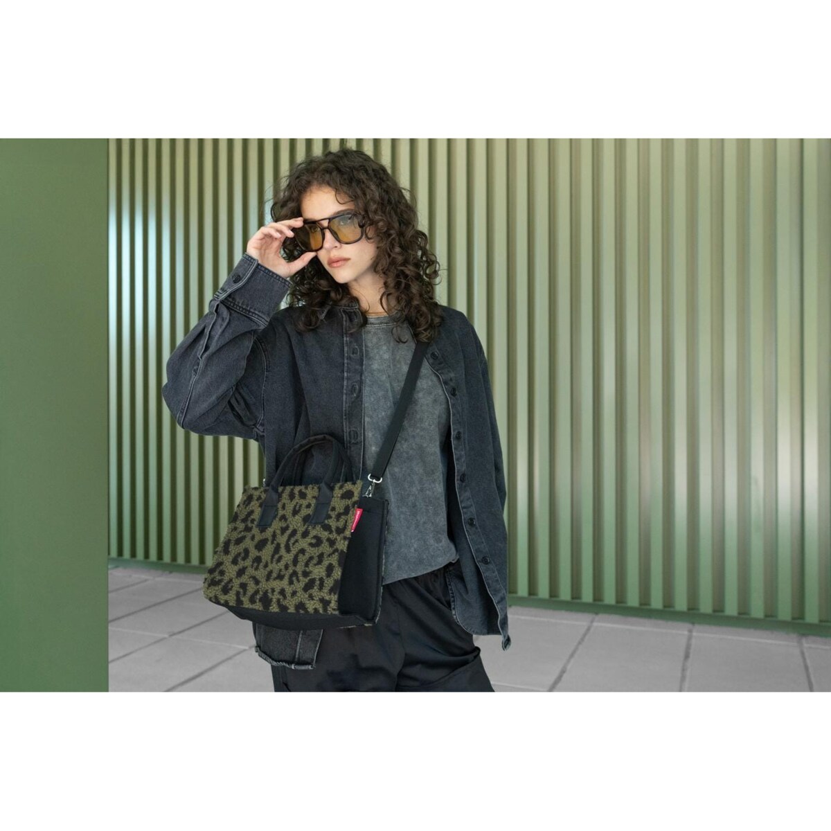 Torba DAILY SHOPPER XS, teddy leo olive