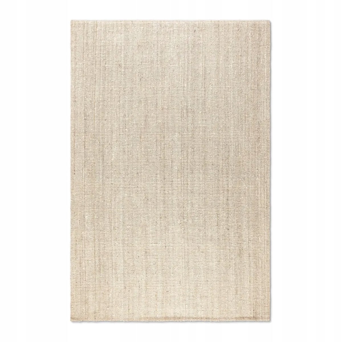 Dywan jutowy do salonu 160x230cm, naturalny kremowy dywan z juty
