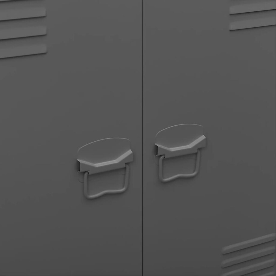 vidaXL Industrialna szafka, antracytowa, 90x40x100 cm, stalowa