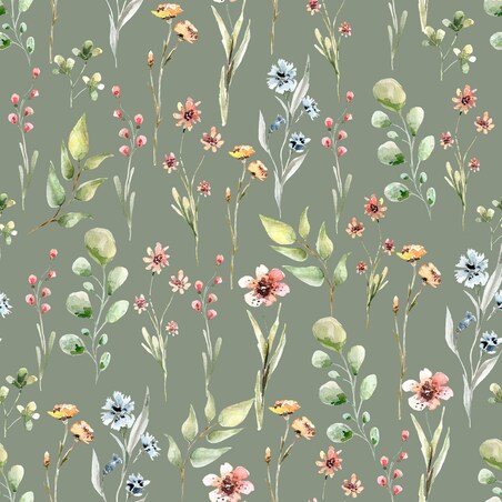 Tapeta Wiosenne KWIATY Polne Rośliny