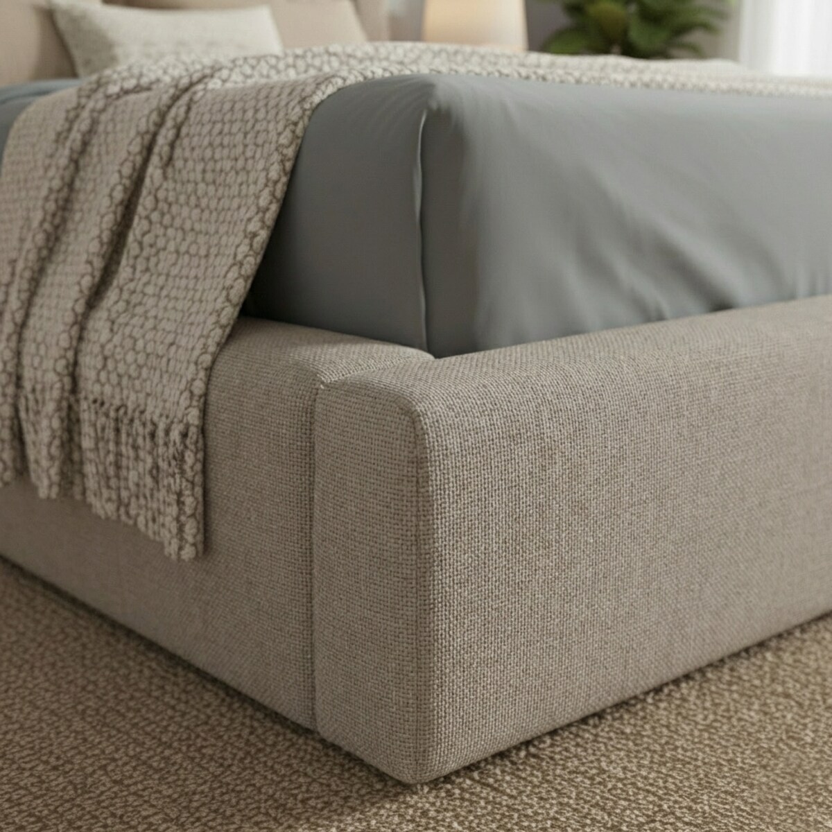 Łóżko Tapicerowane Consul 160X200 Stelaż Pojemnik Na Pościel Wind 11