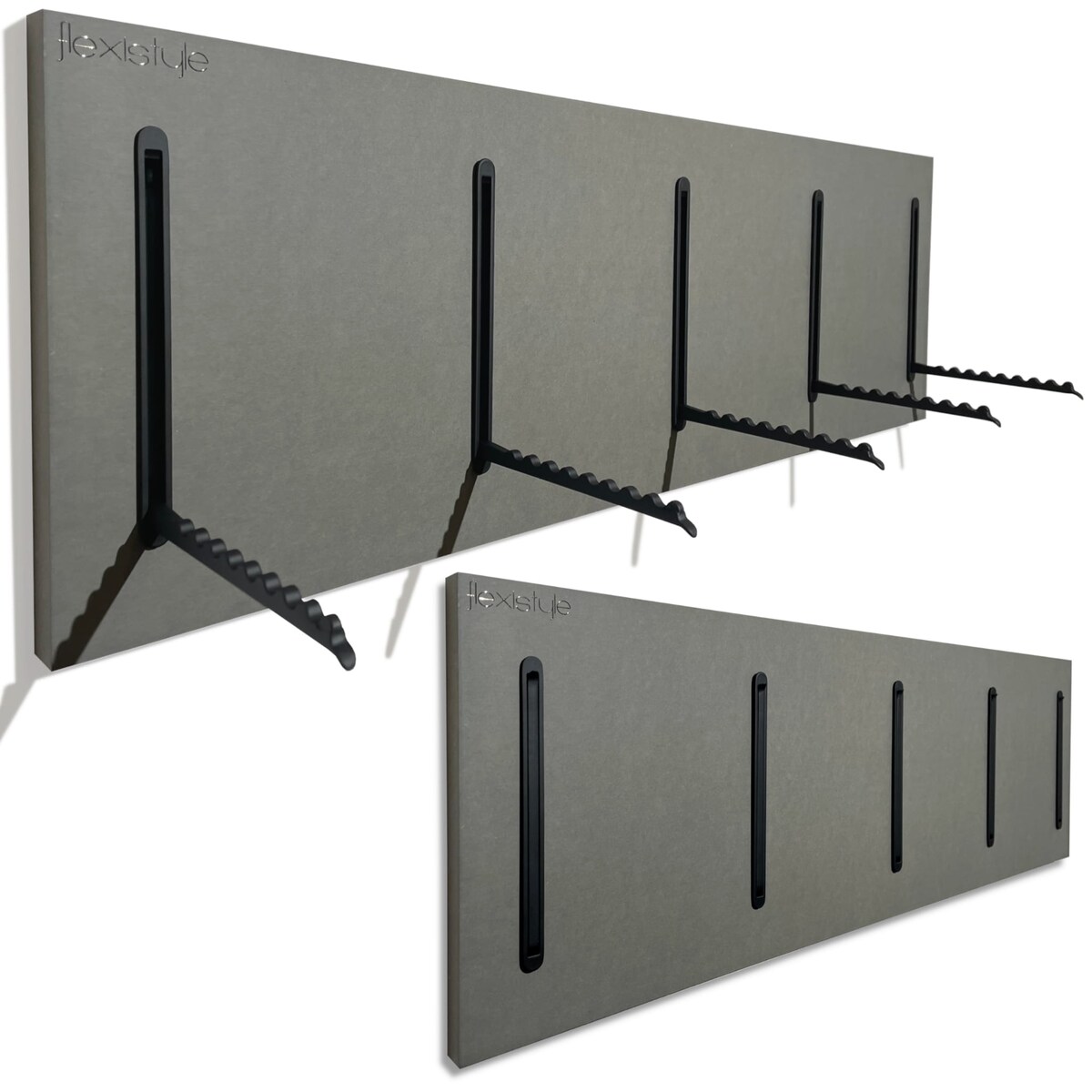 Wieszak na Ubrania szary 25x80cm na kurtki