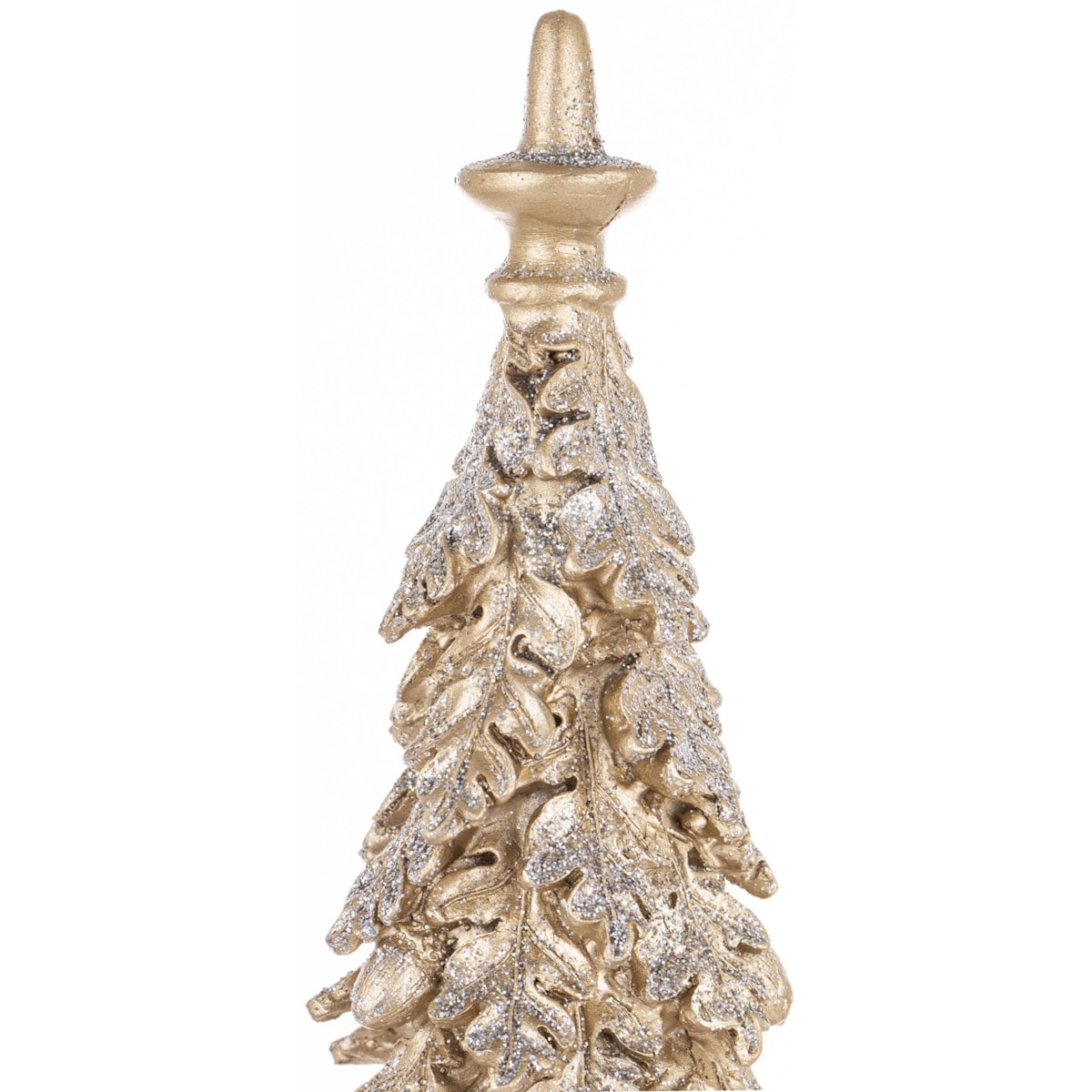 Dekoracja - choinka z dębowych liści 56x16x16 cm wysoka