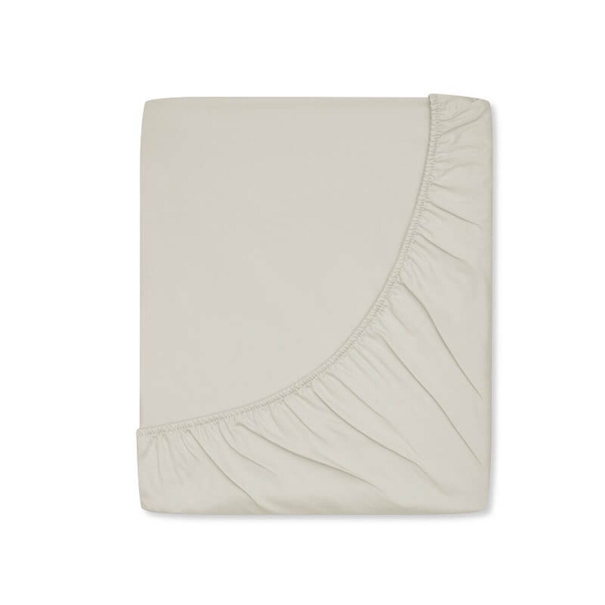 Prześcieradło satynowe z gumką desert beige 200 x 200 cm