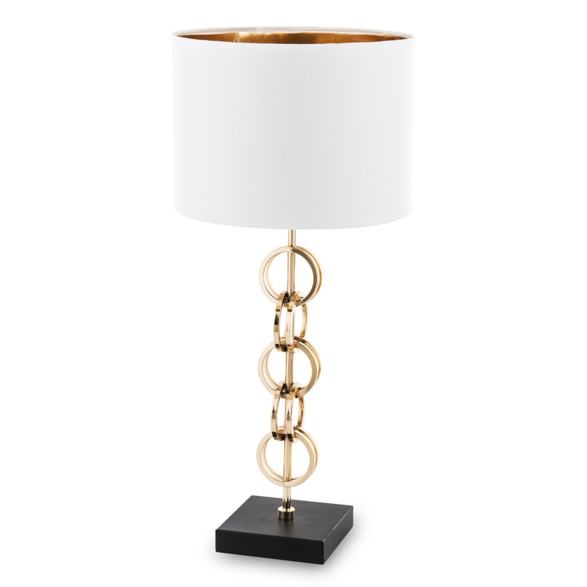 Lampa stołowa 55x25x25 cm CATENA z czarną podstawą
