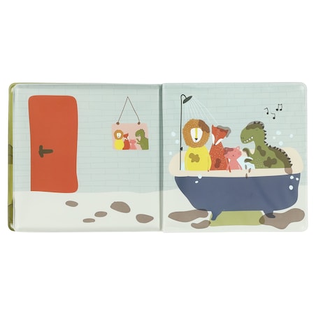 Kąpielowa książeczka do kolorowania - Błotny Dinozaur Trixie Baby