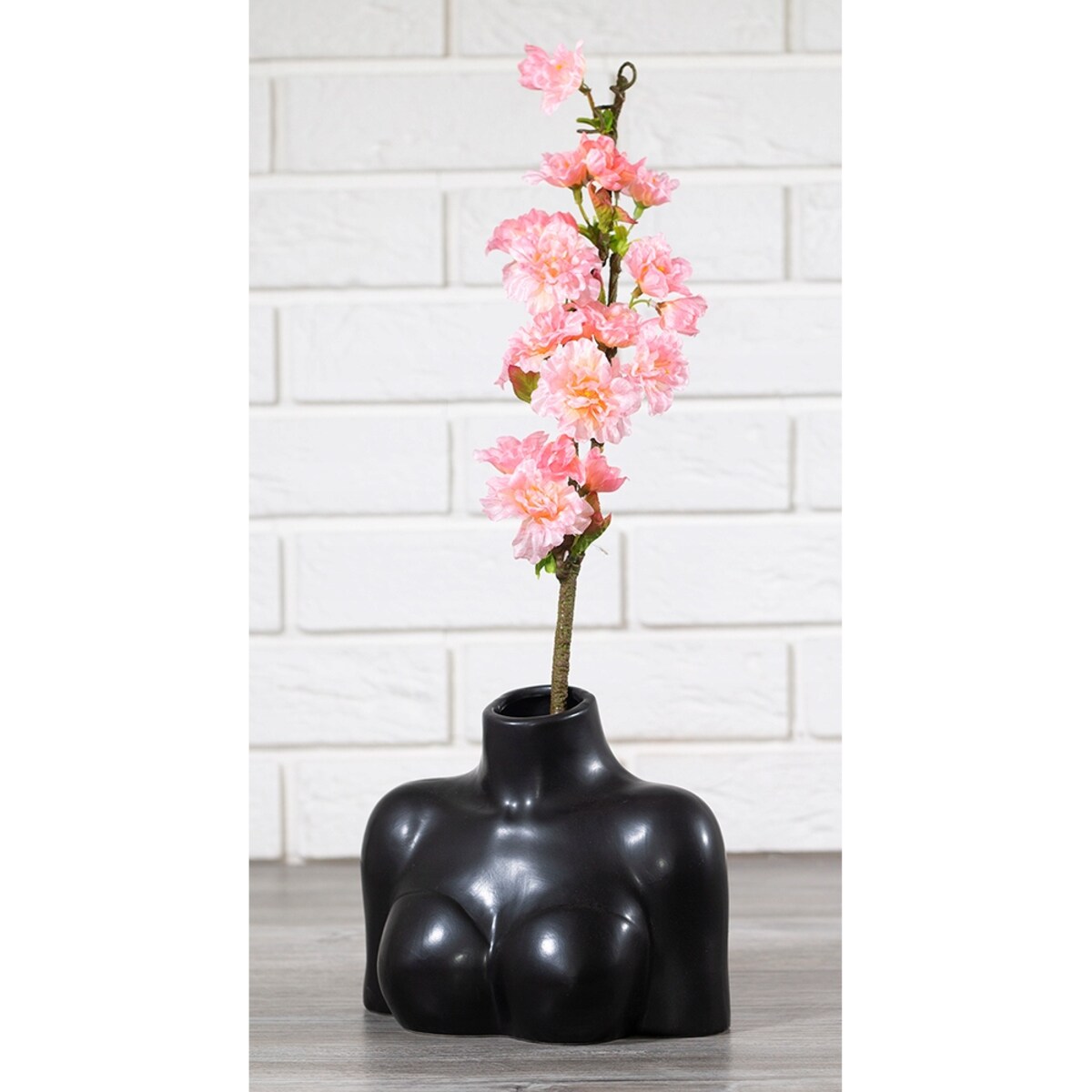 WAZON FEMINE czarny ceramiczny wys. 15cm