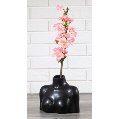 WAZON FEMINE czarny ceramiczny wys. 15cm