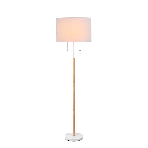 Lampa stojąca Light Prestige Fogo biały 2 x E27 1 szt.