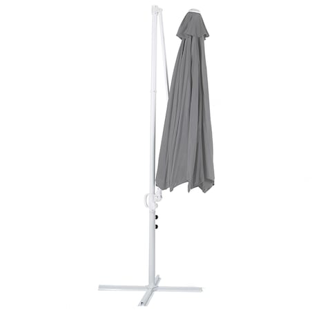 Parasol ogrodowy na wysięgniku 295 cm SAVONA II Ciemnoszary