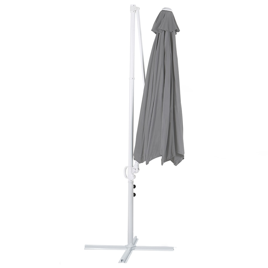 Parasol ogrodowy na wysięgniku 295 cm SAVONA II Ciemnoszary