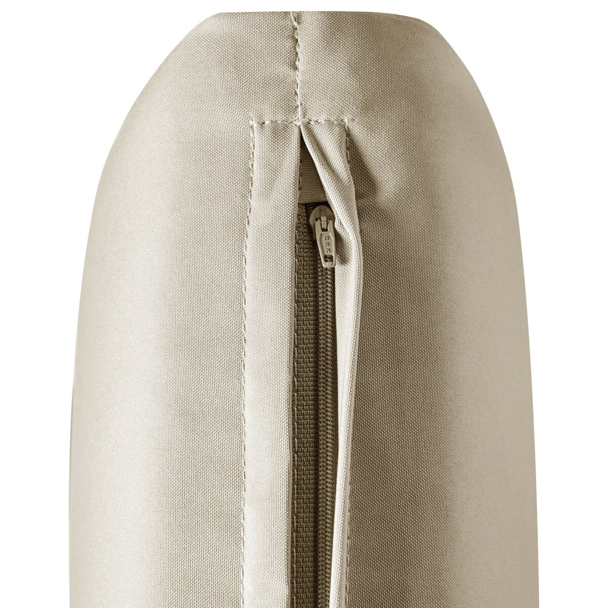 Zestaw 2 krzeseł ogrodowych z poduszkami JAVA PREMIUM Drewno akacjowe Beżowoszary